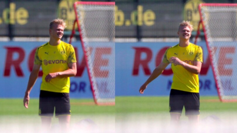 Borussia Dortmund, Haaland si prepara per la ripresa della Bundesliga