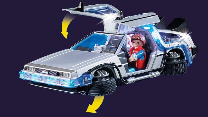 DeLorean, l'auto spettacolare di Ritorno al Futuro è Playmobil