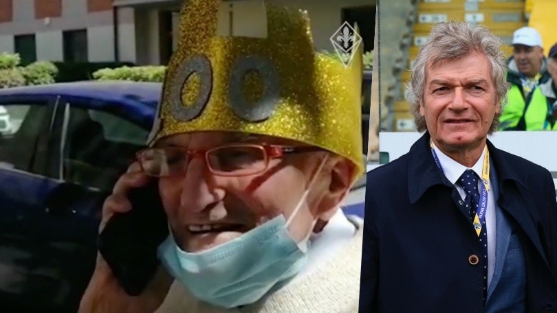 Fiorentina, tifoso compie 100 anni e Antognoni lo chiama al telefono