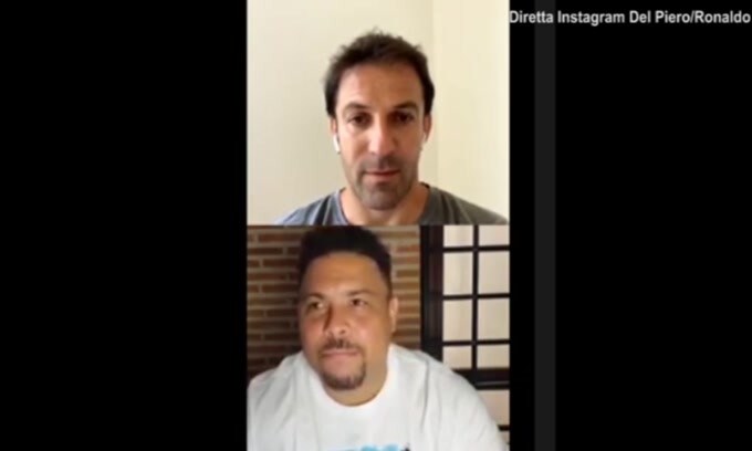 Ronaldo a Del Piero: "Non mi piace allenare"