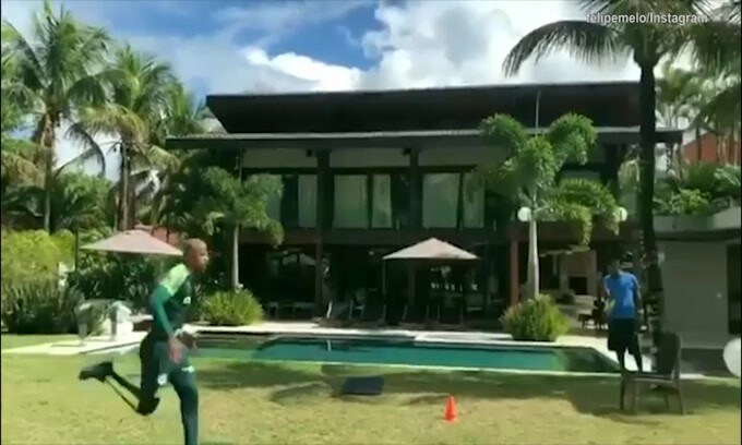 Felipe Melo, allenamento super intenso!