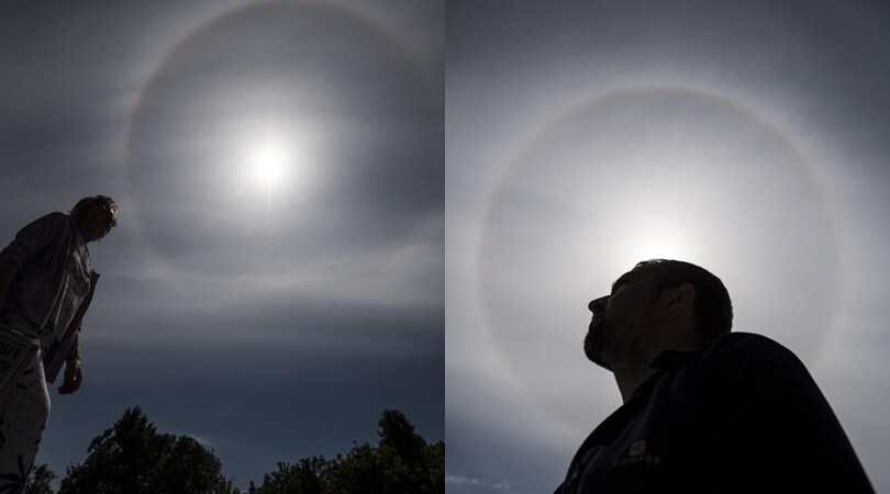 Ungheria, alone intorno al sole: lo spettacolare fenomeno