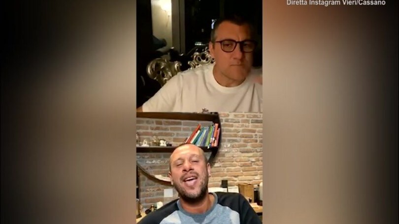 Cassano e Vieri intenditori di Basket....
