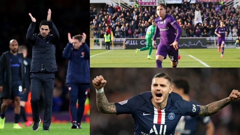 Sun: "Icardi e Chiesa da Arteta, ecco l'Arsenal 2020-2021"