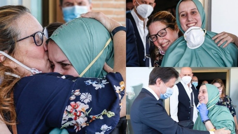 Silvia Romano libera, l'abbraccio alla famiglia è da brividi!