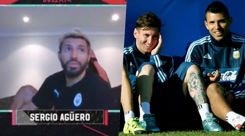 Aguero gamer a FIFA 20, Messi lo disturba: "Sei vecchio per queste cose"