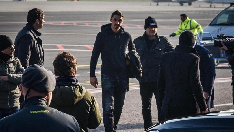Milan, Ibrahimovic c'è: lo svedese è tornato in Italia