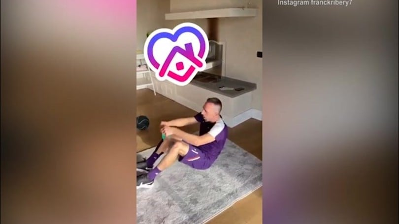 Ribery, che allenamento in quarantena