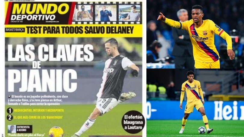 Mundo Deportivo: "Juve con la lista della spesa a Barcellona"