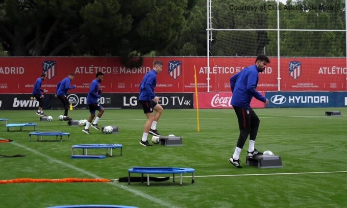 Liga, gli allenamenti individuali dell'Atletico Madrid