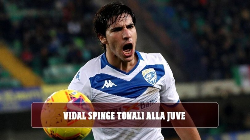 Vidal spinge Tonali alla Juve: l'incrocio di mercato con l'Inter
