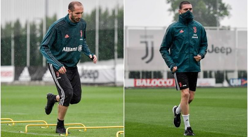 Allenamenti Juve: Demiral e Chiellini alla Continassa