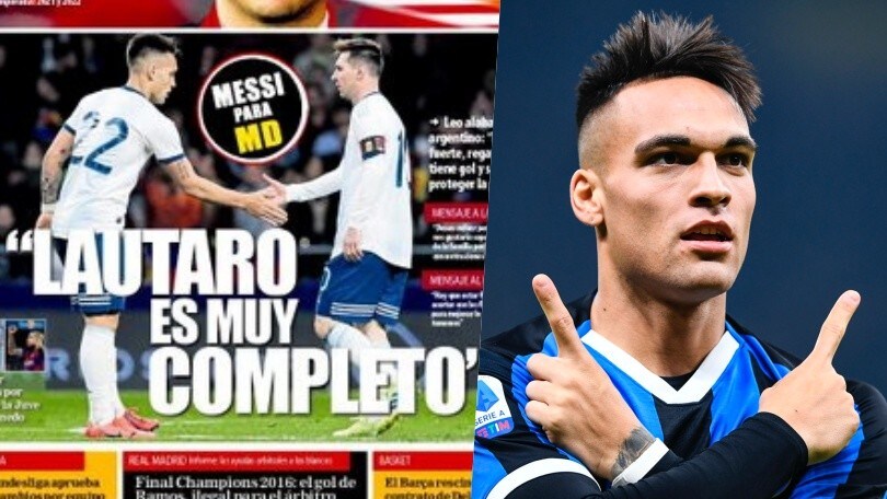 Barcellona, Messi: " Lautaro? È un attaccante impressionante, molto completo"
