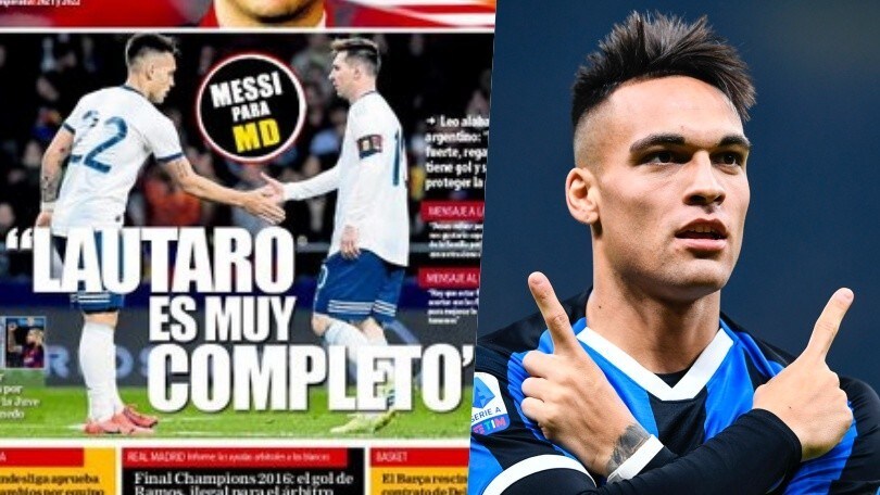 Barcellona, Messi: " Lautaro? È un attaccante impressionante, molto completo"