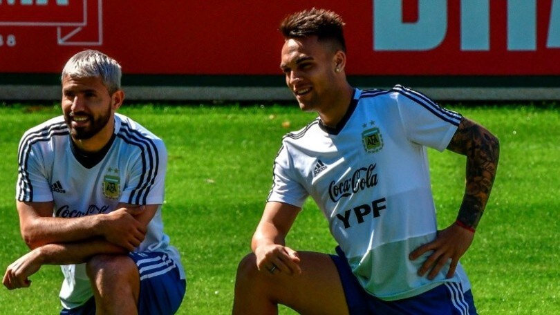 Aguero: "Polemica con Lautaro? Ho appena parlato con lui"