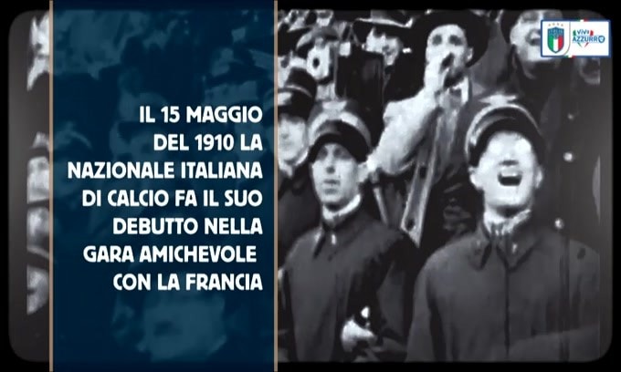 Italia, la prima partita è stata giocata 110 anni fa
