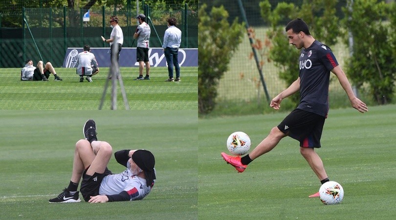 Bologna, per Mihajlovic show di addominali. Sansone si gode il pallone