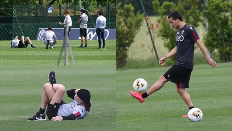 Bologna, per Mihajlovic show di addominali. Sansone si gode il pallone