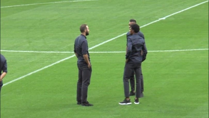 Juve, Higuain è tornato a Torino