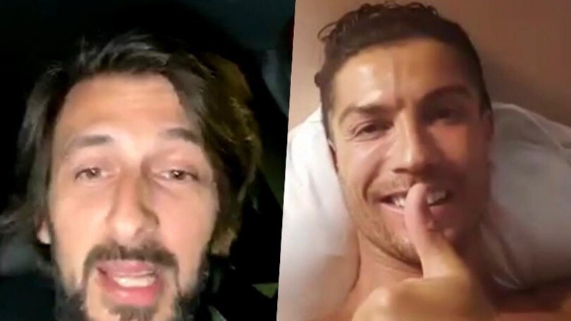 Cristiano Ronaldo a sorpresa in diretta su Instagram