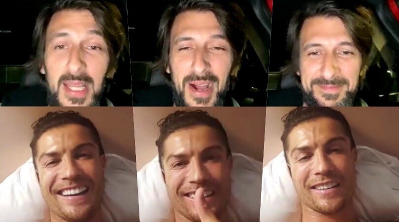Cristiano Ronaldo, sorpresa in diretta al comico Bruno Nogueira
