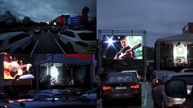 Coronavirus in Lettonia: arrivano i concerti drive-in