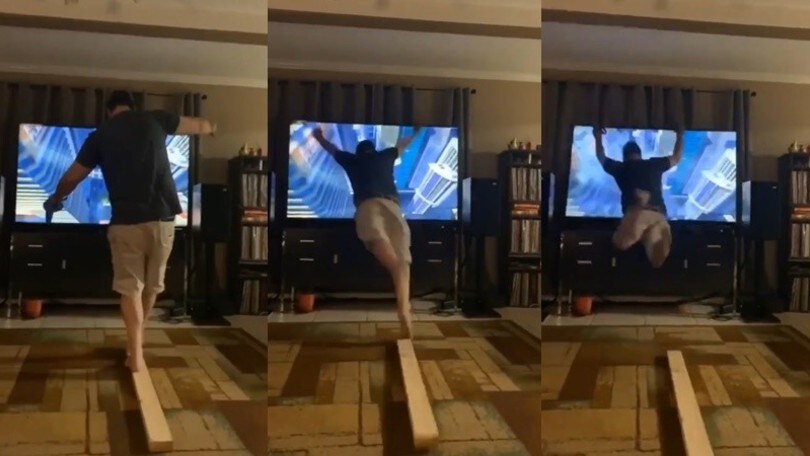 Videogames VR, il tragico schianto di un papà contro la tv!