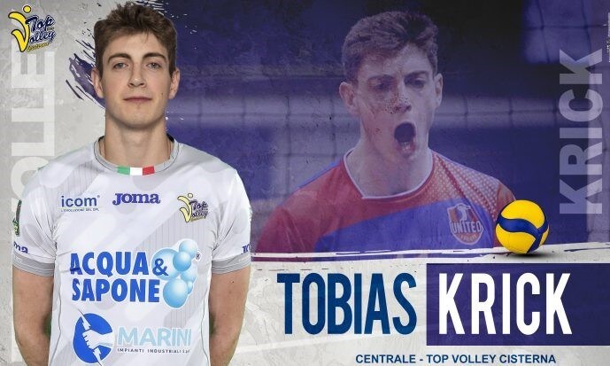 Tobias Krick alza il muro della Top Volley