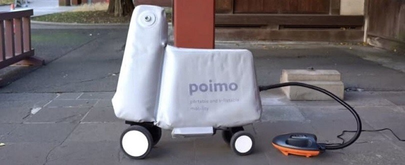 In Giappone l'ultima trovata: arriva lo scooter gonfiabile