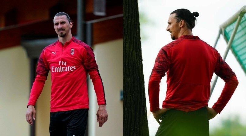 Ibrahimovic trascina il Milan in allenamento
