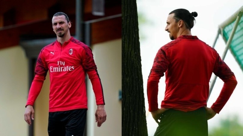 Ibrahimovic trascina il Milan in allenamento