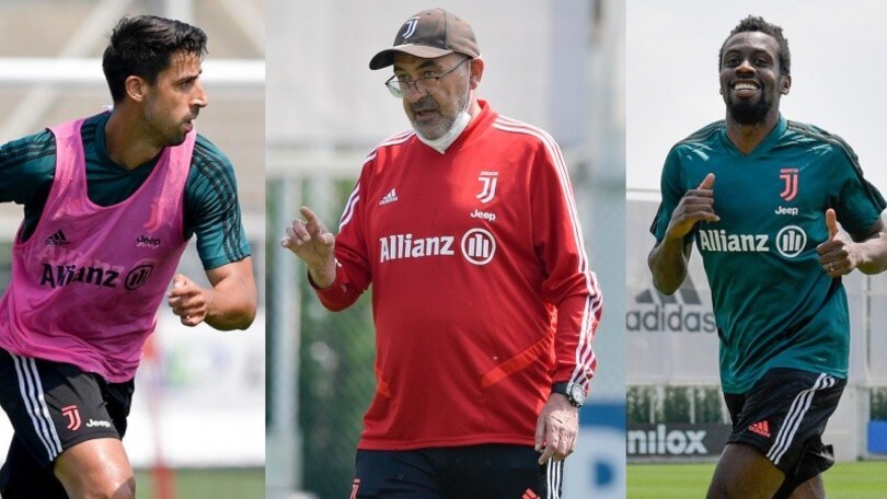Juve, riecco anche Khedira e Matuidi: Sarri lavora a gruppi