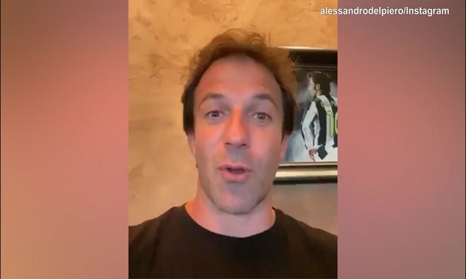 Del Piero scherza: "La mia acqua della salute non arriva negli Usa"