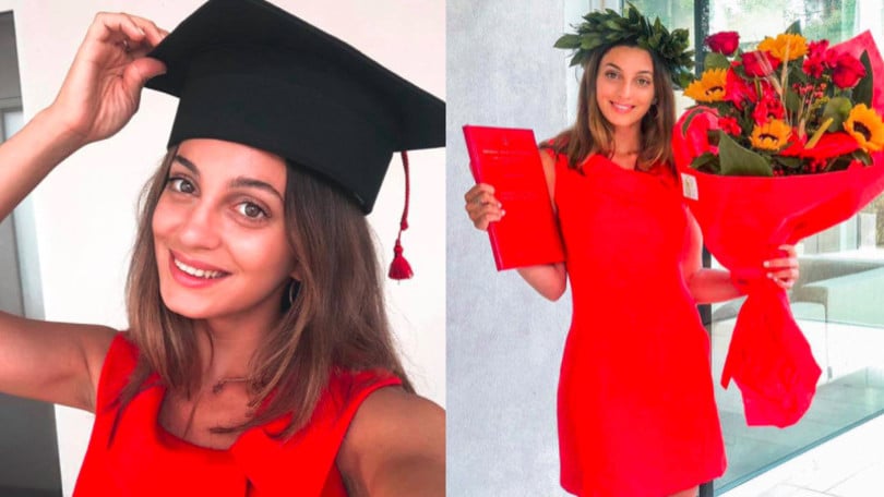 Rossella Fiamingo, che gioia sui social per la laurea