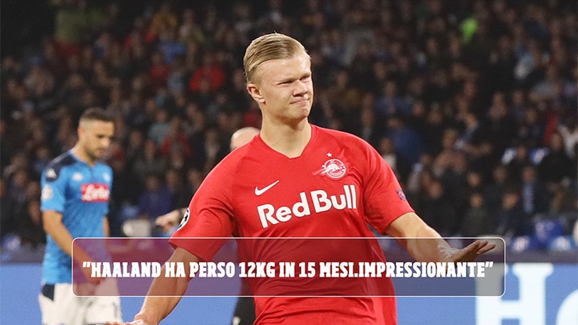 "Haaland ha preso 12 chili in 15 mesi. È geneticamente impressionante"