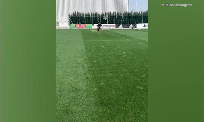 CR7, scatto di potenza ed esplosività