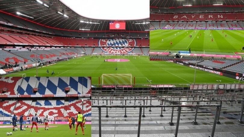 Il Bayern Monaco a porte chiuse: l'Allianz Arena mostra il restyling