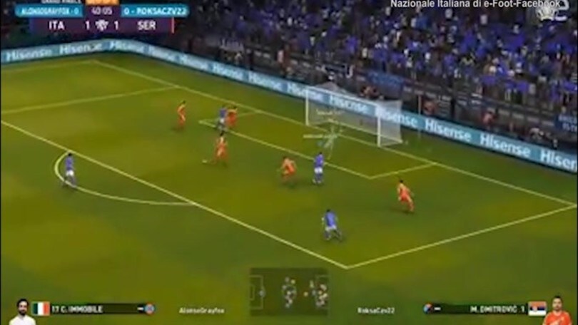 Italia vince eEuro 2020: battuta la Serbia 3-1!