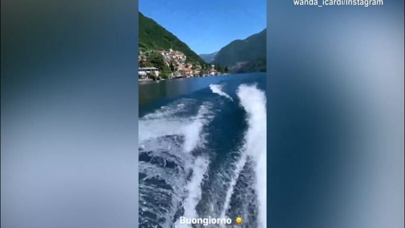 Wanda Nara e Icardi, lunedì mattina sulla moto d'acqua!