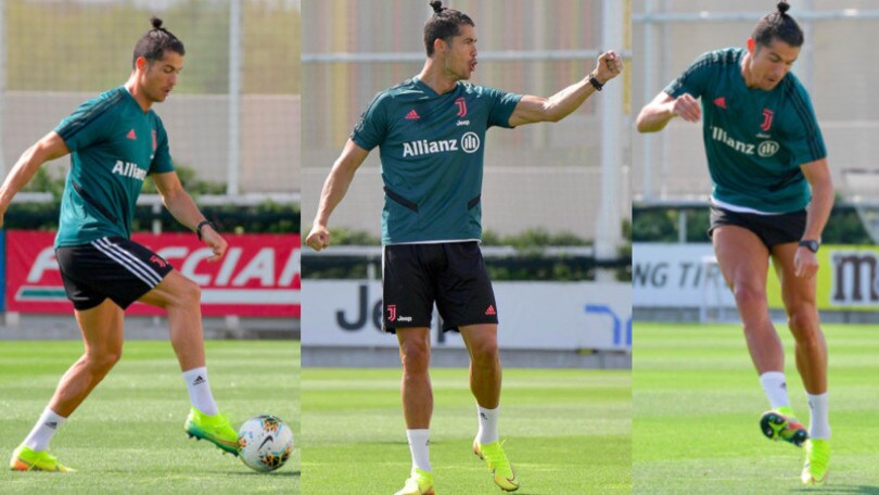 Juve, Ronaldo scalpita: che grinta in allenamento