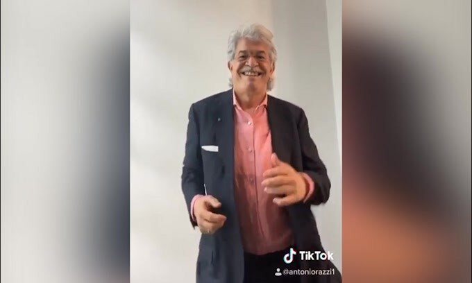 Razzi diventa ballerino su Tik Tok