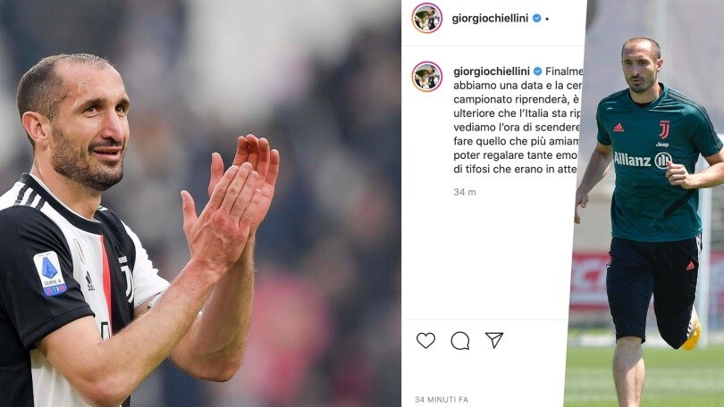 Juve, Chiellini sulla ripartenza: "Pronti a regalare tante emozioni"
