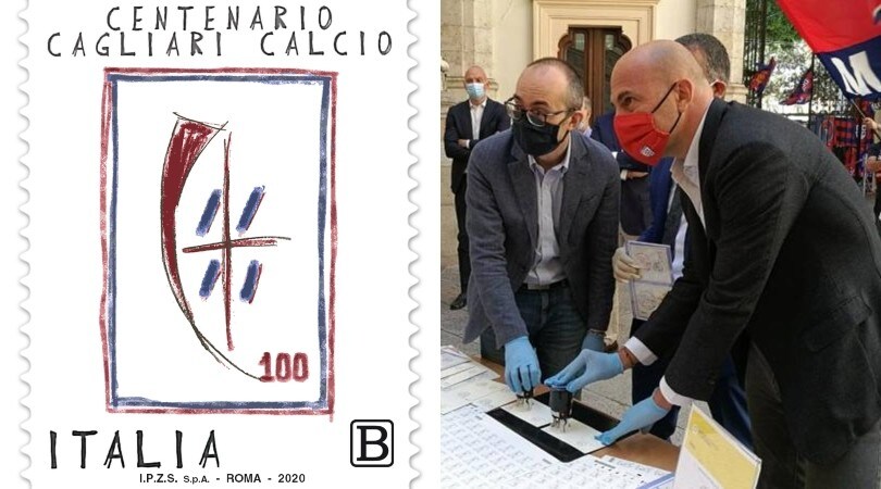 Cagliari, un francobollo dedicato al Centenario