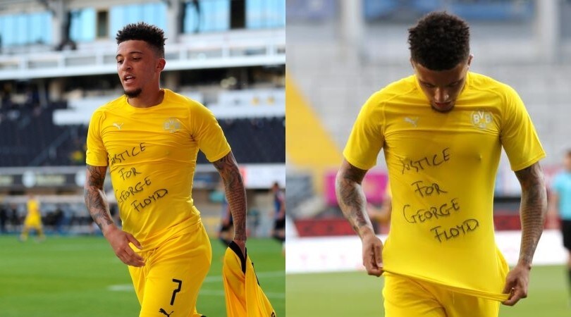 Borussia Dortmund, Sancho chiede giustizia per George Floyd