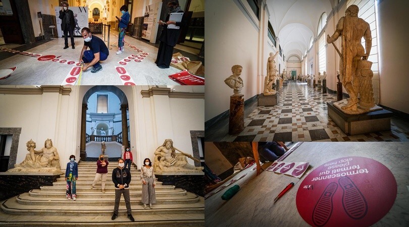 Napoli, ultimi preparativi prima della riapertura del Museo Archeologico