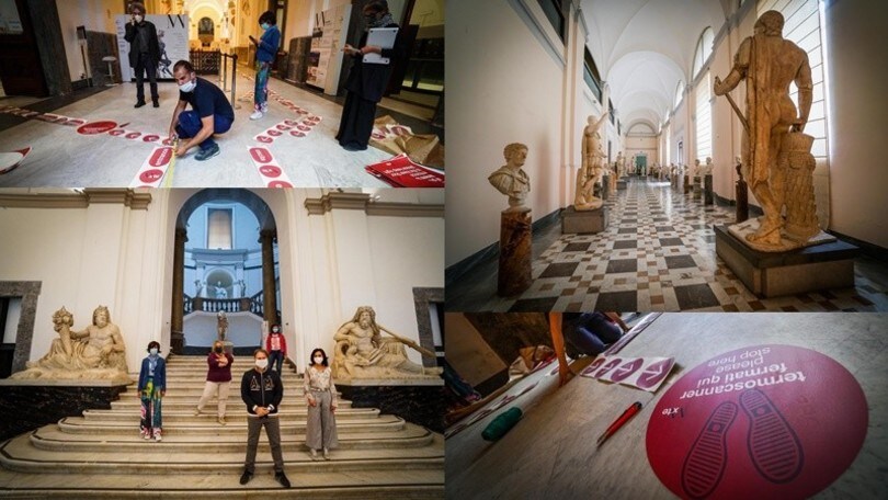 Napoli, ultimi preparativi prima della riapertura del Museo Archeologico