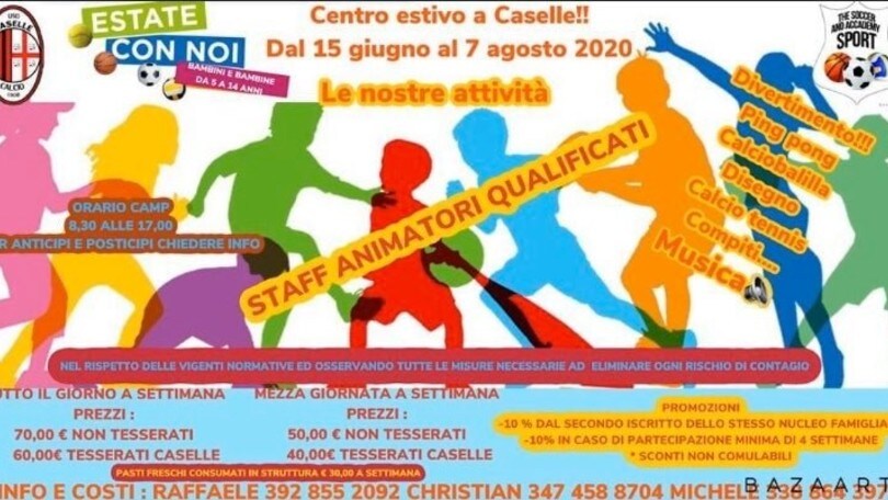 Caselle e Soccer Academy School pronti ad un centro estivo memorabile
