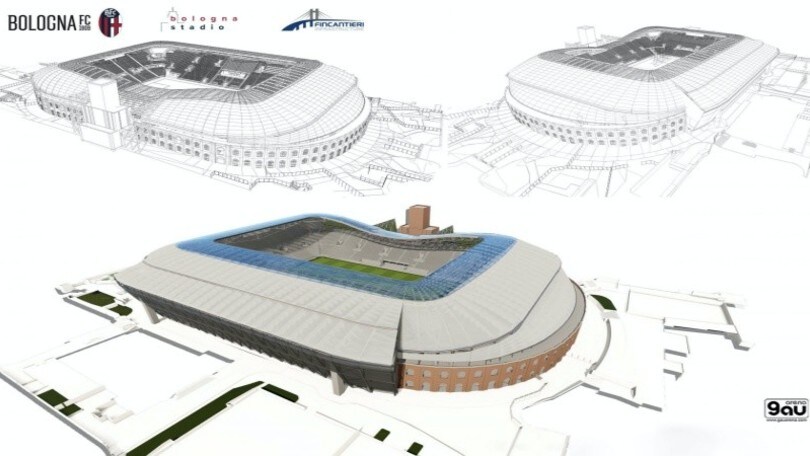 Bologna, progetto nuovo Dall'Ara: accordo con Fincantieri