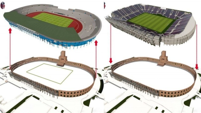 Bologna, ecco il progetto per il nuovo stadio