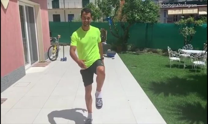 Video post operazione, Fognini: "Sto iniziando a camminare"